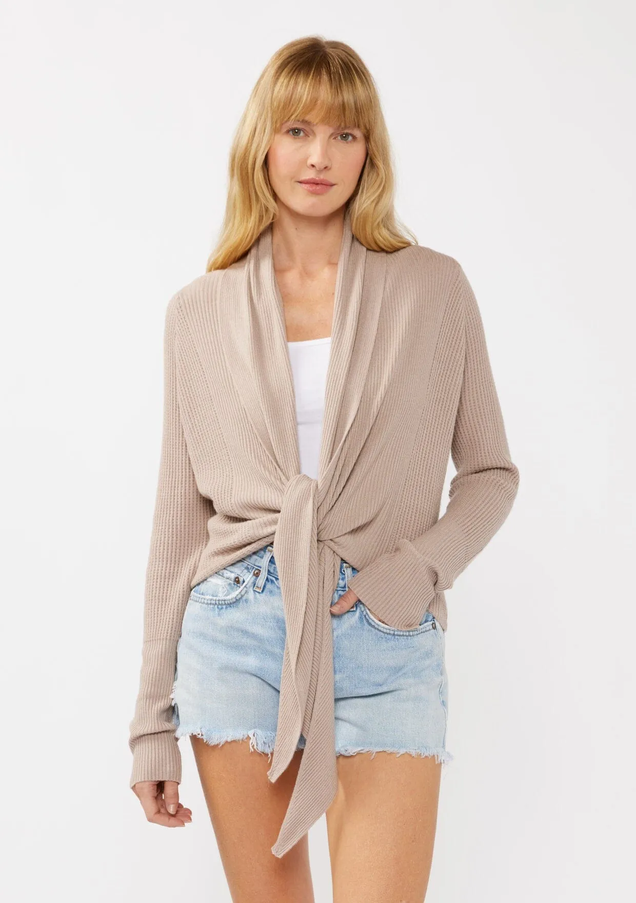Willa Tie Front Sweater