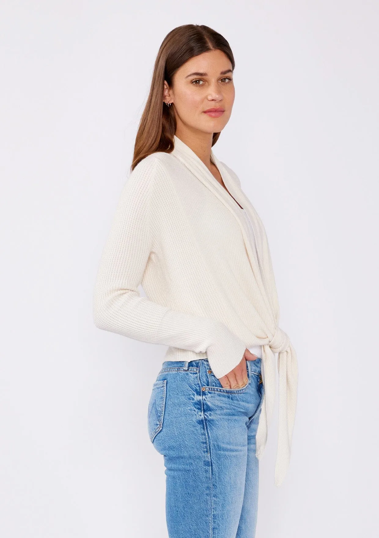 Willa Tie Front Sweater