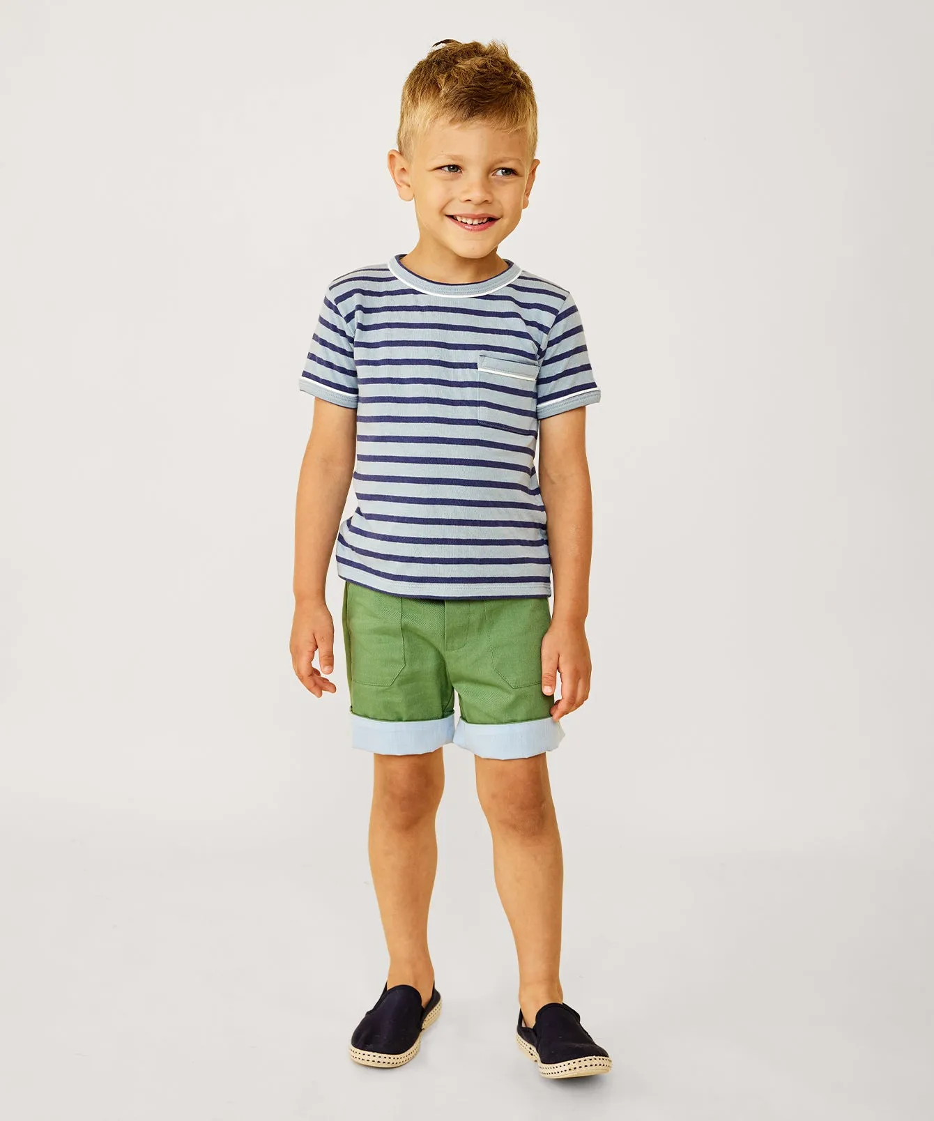 Willie T-Shirt, Sky Stripe