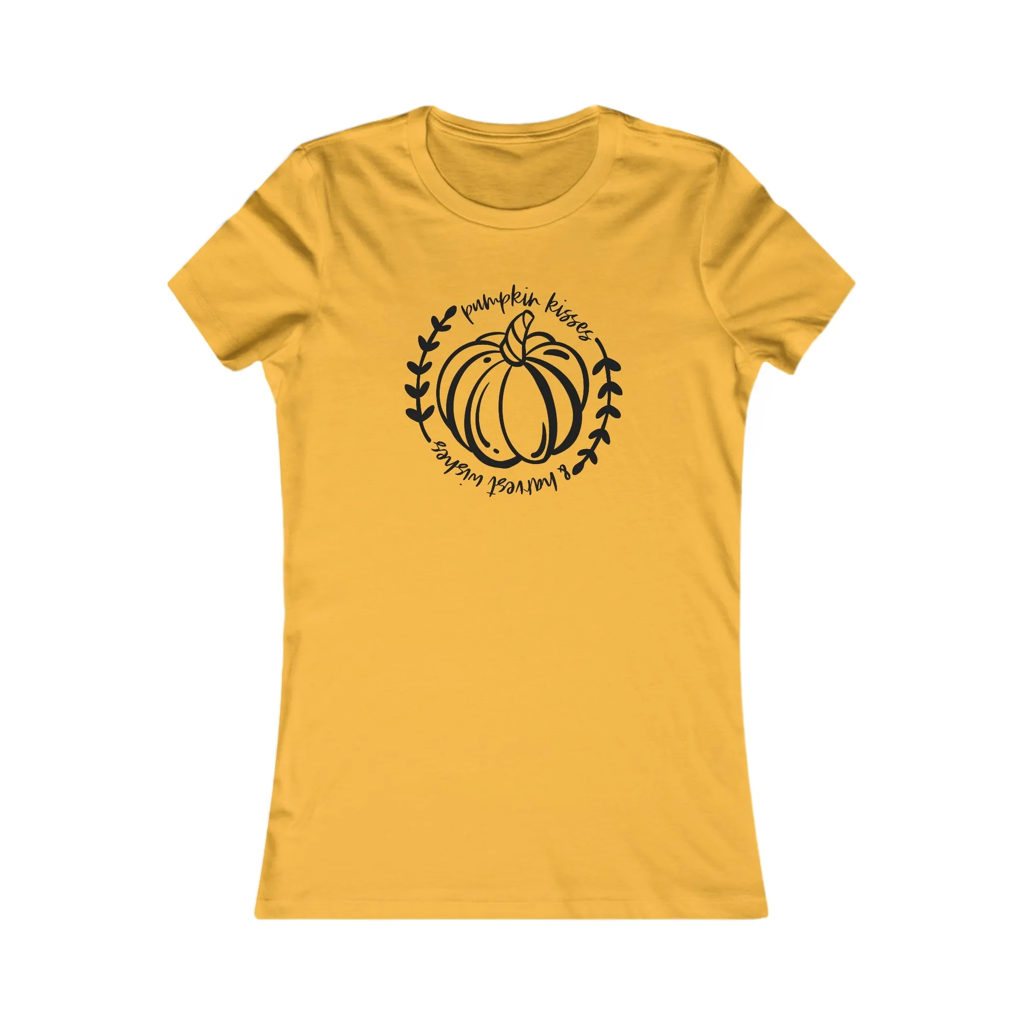 Women's Favorite Tee-Pumpkin Kisses