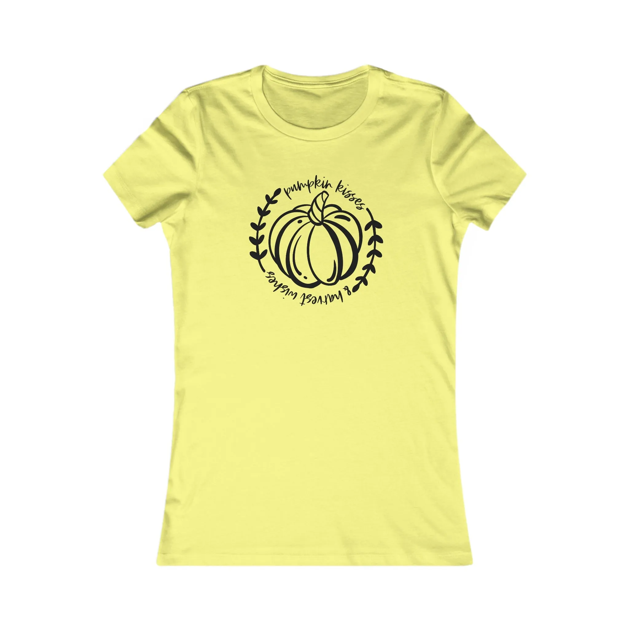 Women's Favorite Tee-Pumpkin Kisses