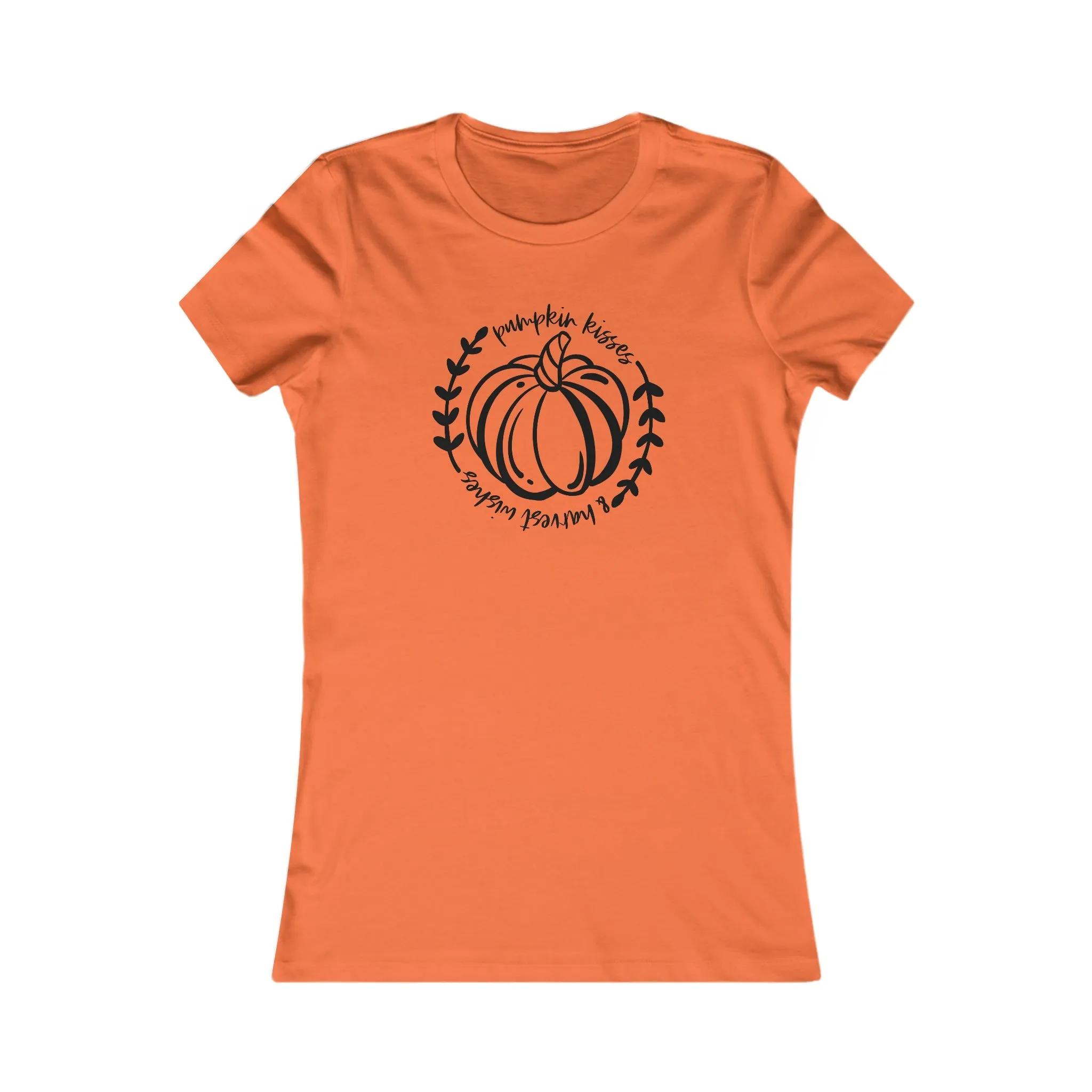 Women's Favorite Tee-Pumpkin Kisses