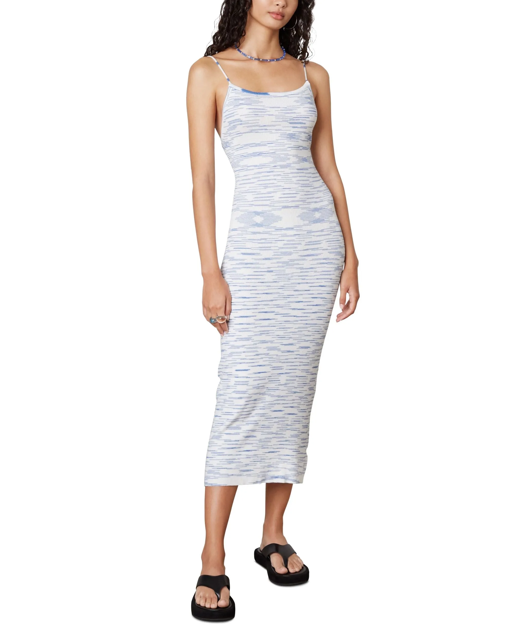 Women's Open-Back Knit Slip Dress