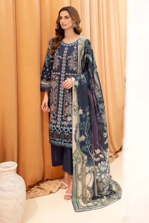 Y-701  |  Ramsha Riwayat Luxury Lawn Vol 7 Collection| Unstitched Lawn Embroidered Suits