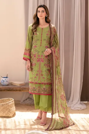 Y-712  |  Ramsha Riwayat Luxury Lawn Vol 7 Collection | Unstitched Lawn Embroidered Suits