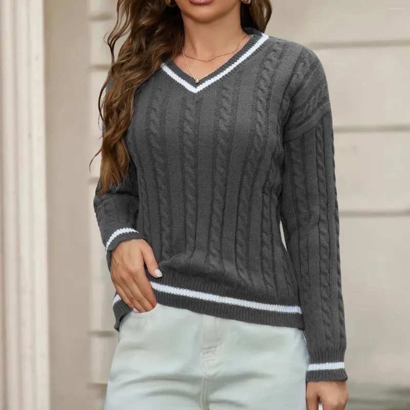 Yolanda® | Long-sleeved V-neck sweater