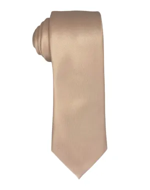 Zenio Solid Slim Tie - Blush Pink