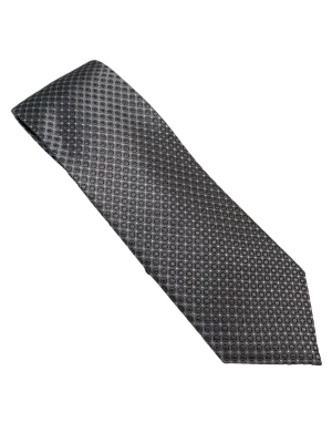 Zianetti Grey Circle Silk Tie